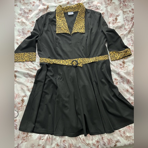 Unique Vintage Banned Retro Cheetah Dress - Picture 6 of 11